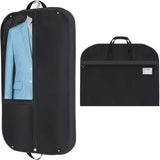 Waterproof Oxford Suit Garment Bag – 2-Pack with Gusset & Pockets for Easy Storage & Travel