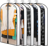24-Pack PEVA Garment Cover Set – Durable Hanging Garment Bags in 3 Sizes for Clothing Protection and Storage
