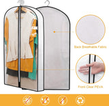 24-Pack PEVA Garment Cover Set – Durable Hanging Garment Bags in 3 Sizes for Clothing Protection and Storage