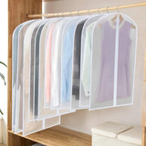 24-Pack PEVA Garment Cover Set – Durable Hanging Garment Bags in 3 Sizes for Clothing Protection and Storage