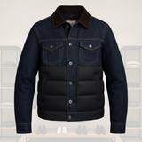 Men's quilted coat, view 1