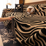 Enhanced Product Title: "Zentara Chenille Zebra Print Geometric Sofa Cover - Stylish & Durable Furniture Protector" 

This title includes relevant keywords while highlighting the product's features, making it more appealing for Google Shopping.