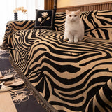 Enhanced Product Title: "Zentara Chenille Zebra Print Geometric Sofa Cover - Stylish & Durable Furniture Protector" 

This title includes relevant keywords while highlighting the product's features, making it more appealing for Google Shopping.
