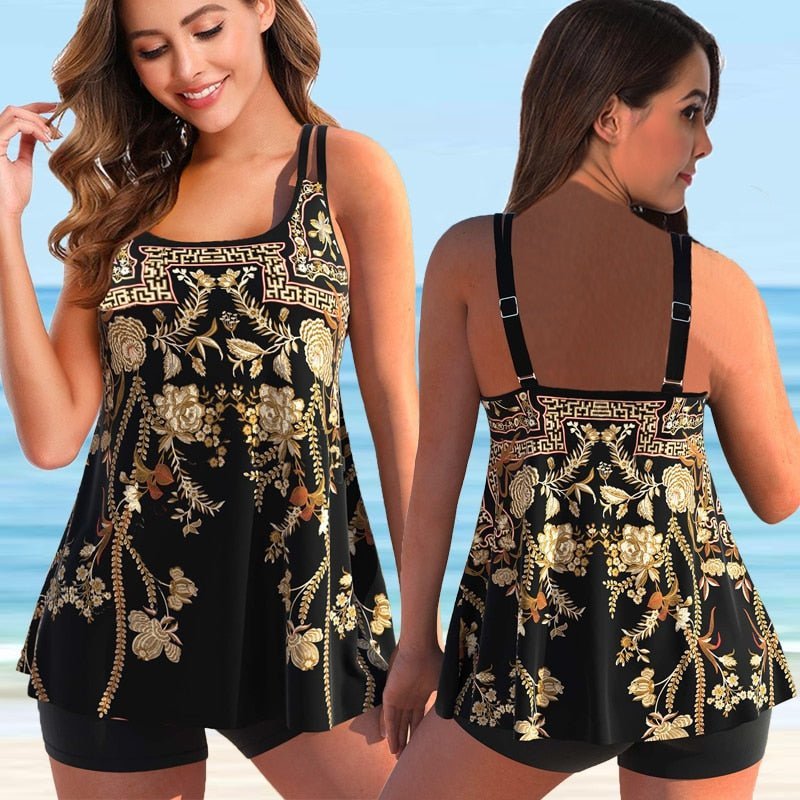 Marielle – Plus Size Tankini for Beach & Pool