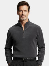 Men's zip-up cardigan, view 2
