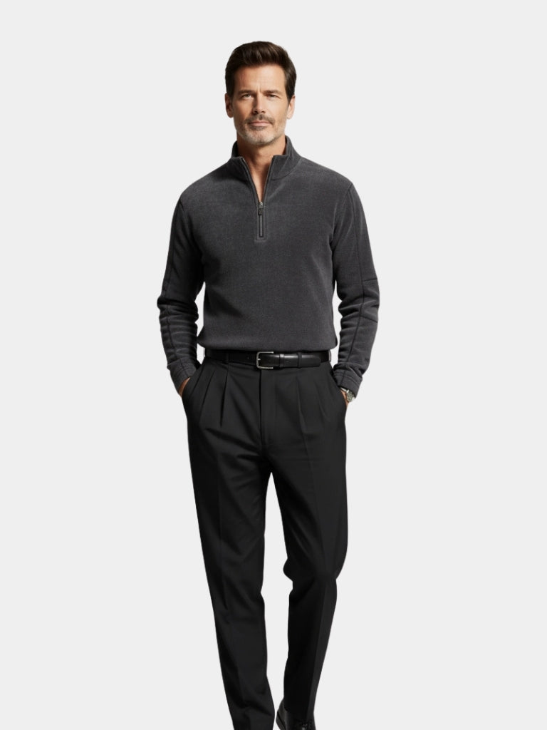 Men's zip-up cardigan, view 3