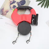Optimized Product Title: "Doppelte Einziehbare Hundeleine mit LED-Taschenlampe – Ideal für gleichzeitiges Führen von zwei Hunden" 

This title includes relevant keywords while maintaining clarity and appeal for potential buyers.