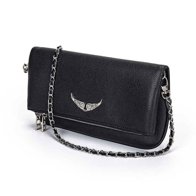 Elegante Gesteppte Clutch mit Kettentrageriemen – Vielseitige Handtasche für jeden Anlass
