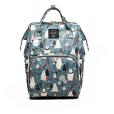 Large Capacity Waterproof Baby Nappy Backpack - Multi-Pocket Travel Diaper Bag for Moms & Dads
