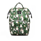 Large Capacity Waterproof Baby Nappy Backpack - Multi-Pocket Travel Diaper Bag for Moms & Dads