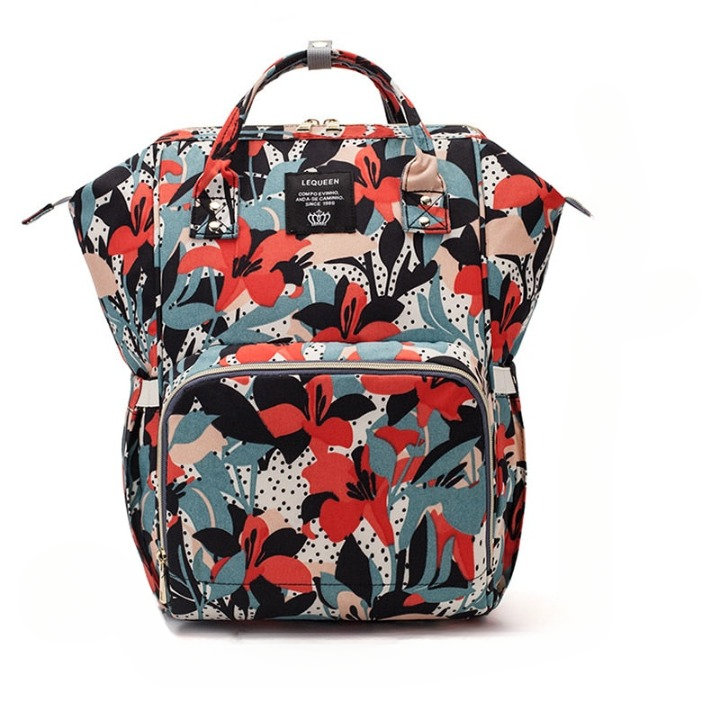 Large Capacity Waterproof Baby Nappy Backpack - Multi-Pocket Travel Diaper Bag for Moms & Dads