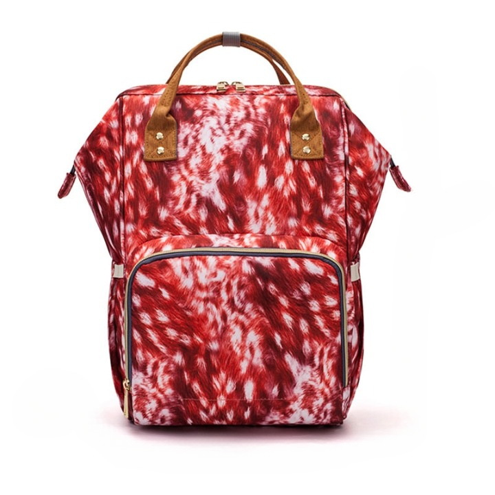 Large Capacity Waterproof Baby Nappy Backpack - Multi-Pocket Travel Diaper Bag for Moms & Dads
