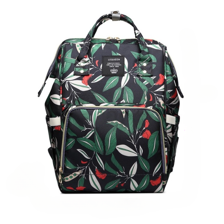 Large Capacity Waterproof Baby Nappy Backpack - Multi-Pocket Travel Diaper Bag for Moms & Dads