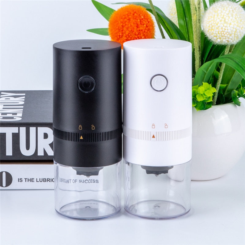 Optimized Product Title: **Elektrische Kaffeemühle für Frisch Gemahlenen Kaffee – Perfekt für Zuhause und Unterwegs** 

This title includes relevant keywords while also emphasizing the convenience and versatility of the product.